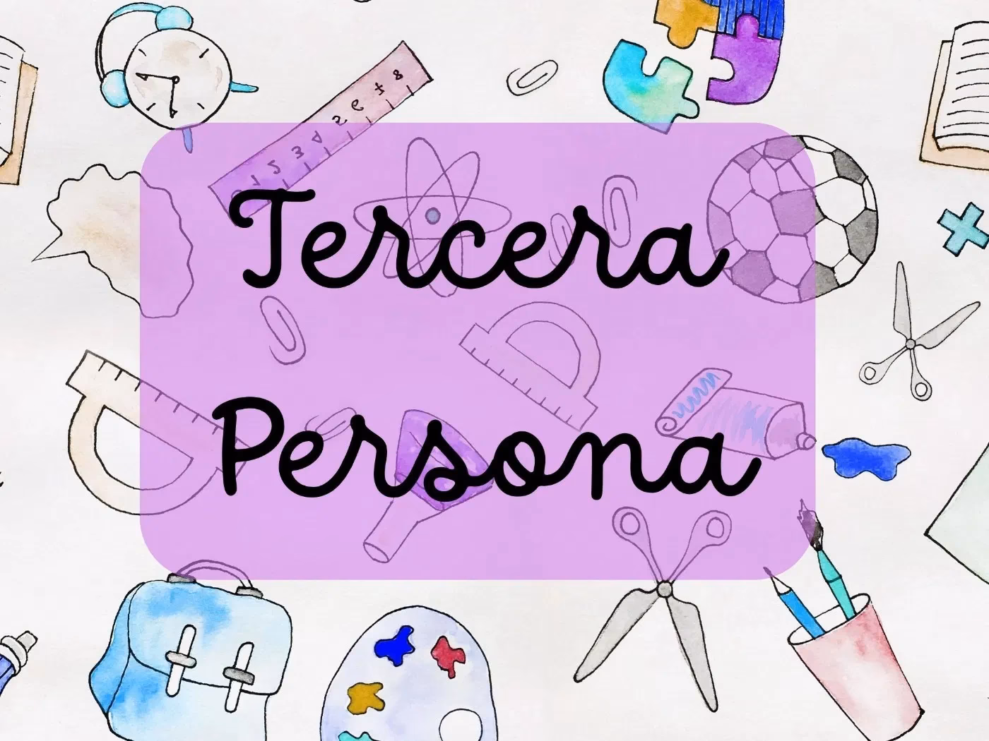 ¿Cómo escribir en tercera persona?