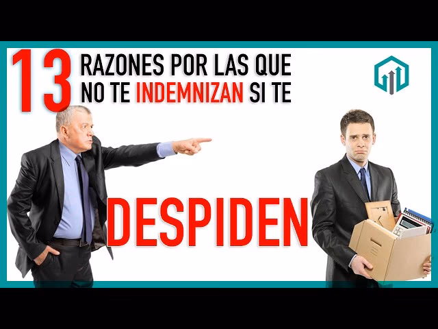 ¿Cuánto tienen que pagarte si te echan del trabajo?
