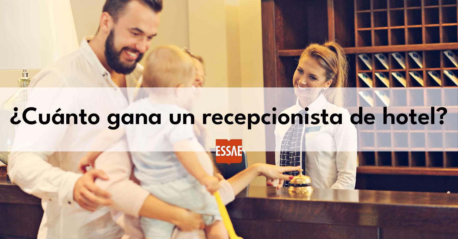 ¿Cuál es el salario esperado para un recepcionista de hotel?