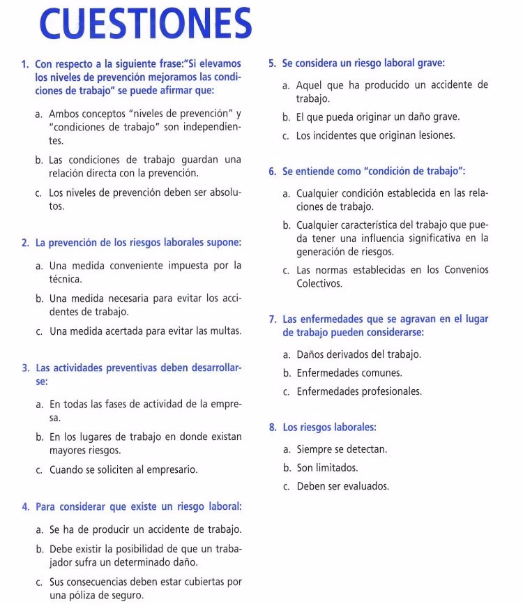 ¿Qué preguntar sobre las condiciones de trabajo?