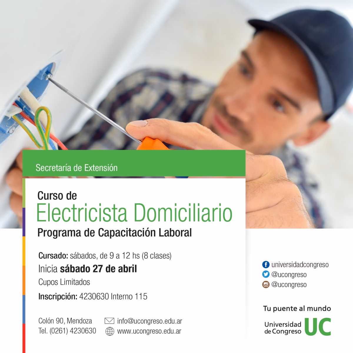 ¿Cuánto tiempo dura un curso de electricista?