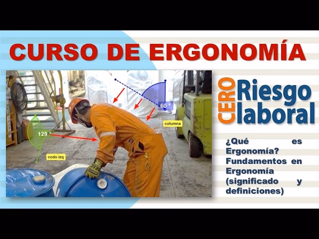 ¿Qué es un curso de ergonomía?