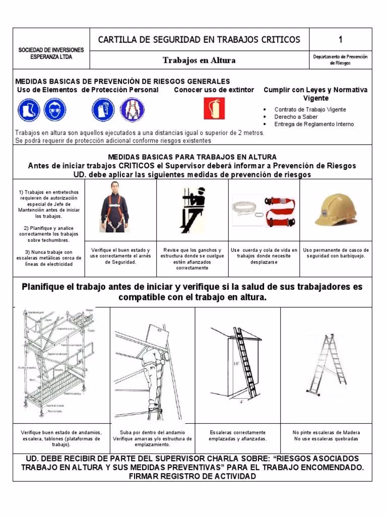 ¿Qué dice la nueva resolución de trabajo en alturas?