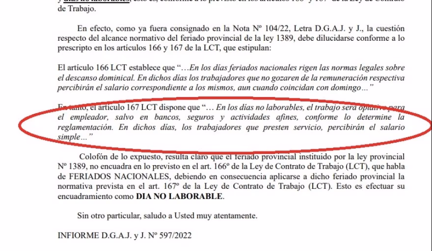 ¿Qué dice la Ley del trabajo sobre los días de descanso?