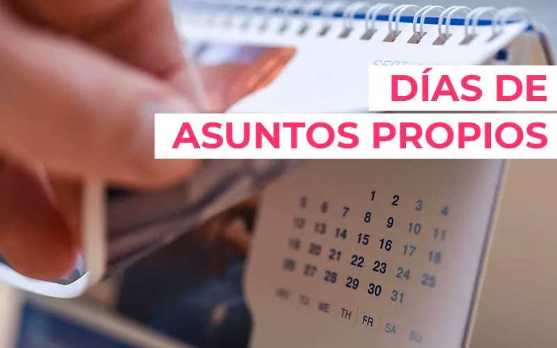 ¿Cómo funcionan los días personales?