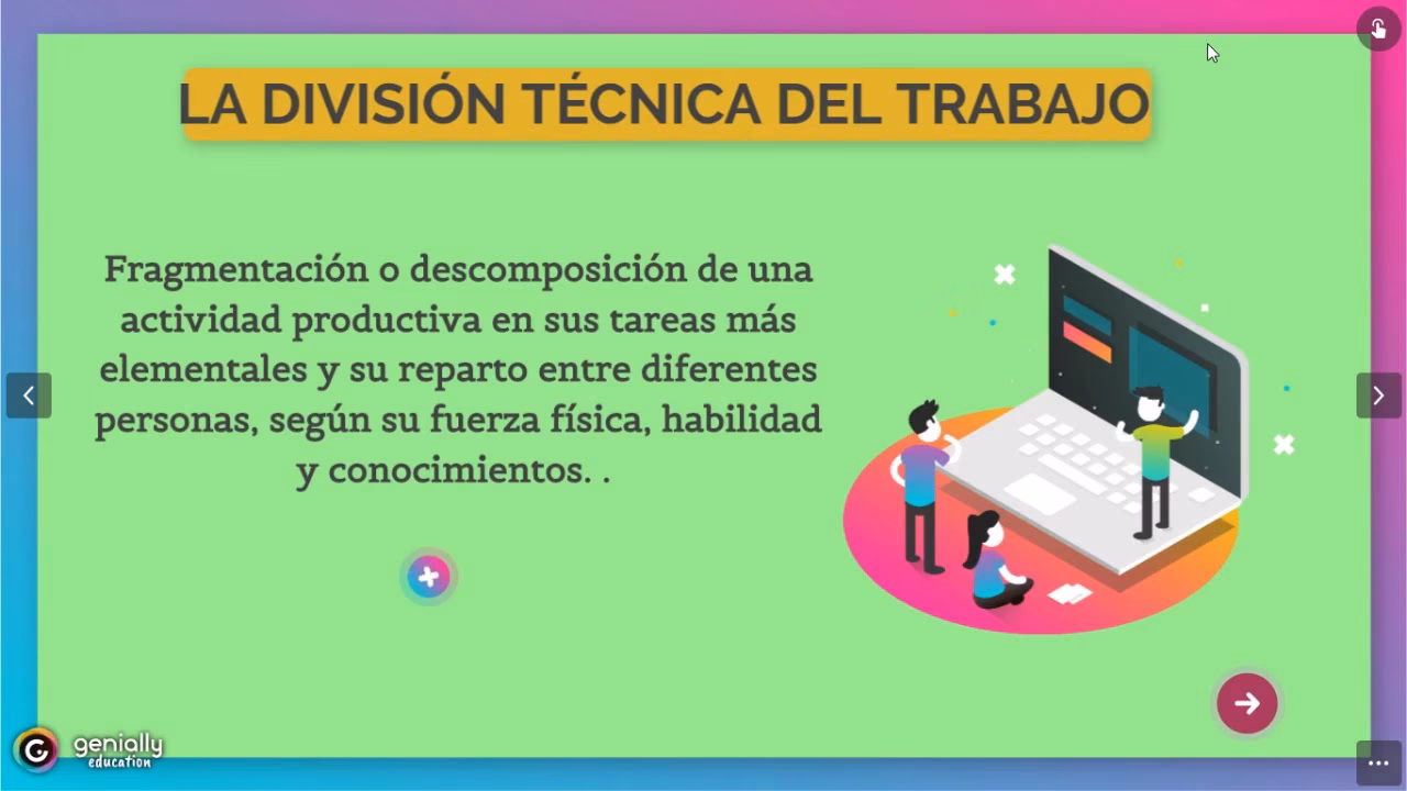 ¿Qué son la división técnica y social del trabajo?