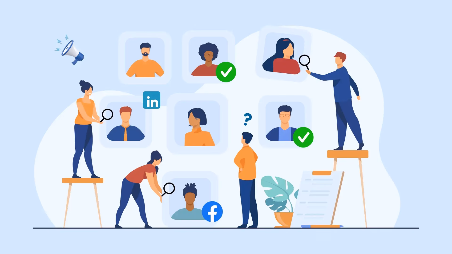 ¿Cómo puedo encontrar candidatos potenciales?