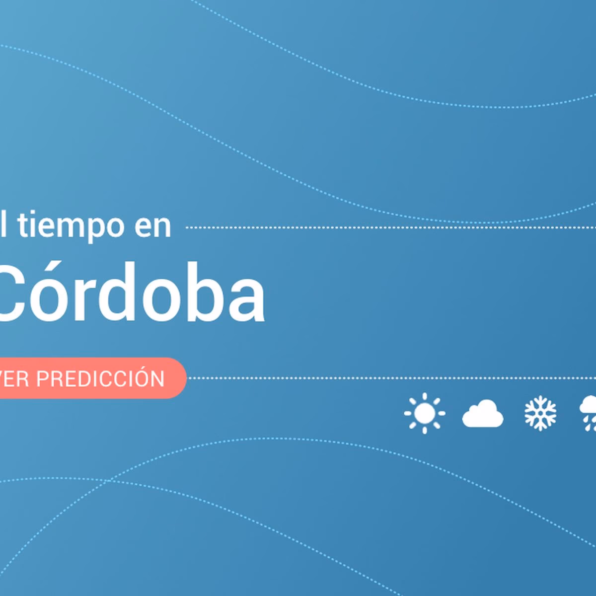 ¿Qué tiempo hará hoy en Córdoba?