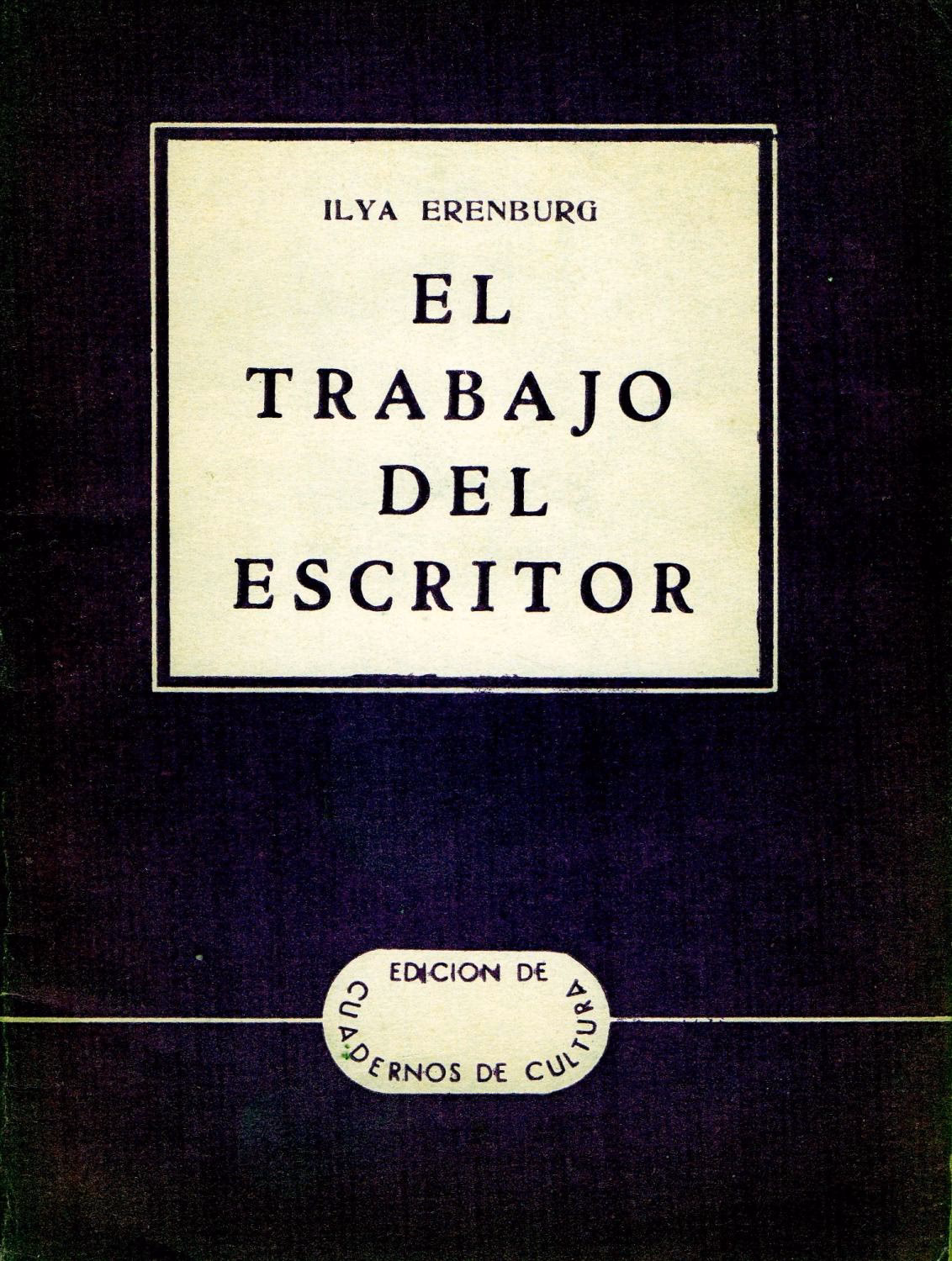 ¿Cuál es el trabajo de un escritor?
