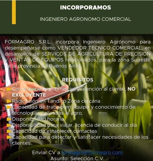 ¿Qué tan demandada es la carrera de Agronomía?