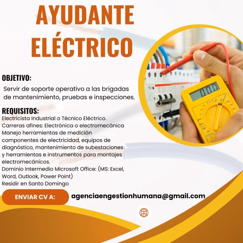 ¿Cuánto cobra un ayudante electricista?