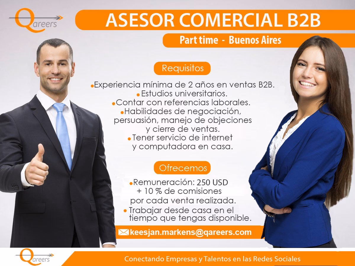 ¿Qué hace un comercial de ventas?