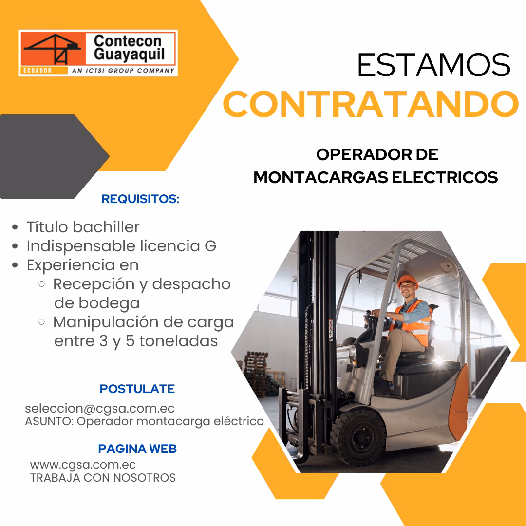 ¿Cuánto cobra un operador de montacarga?