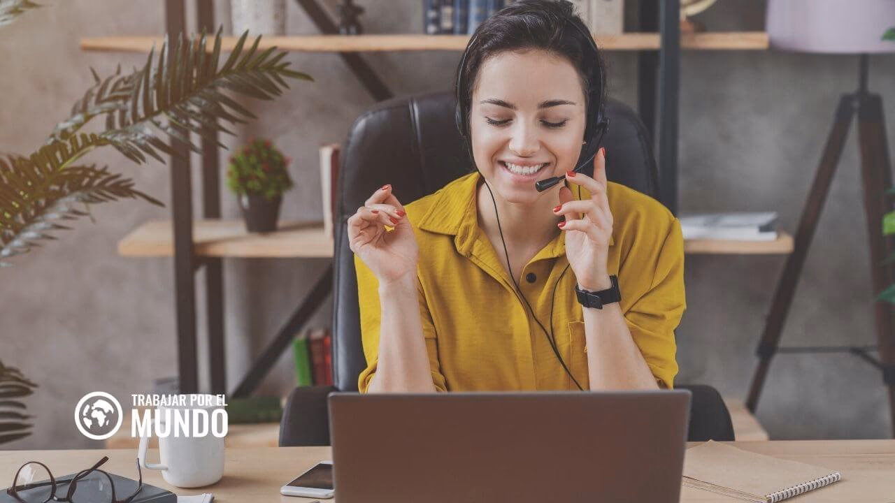¿Cuál es el trabajo de una teleoperadora?