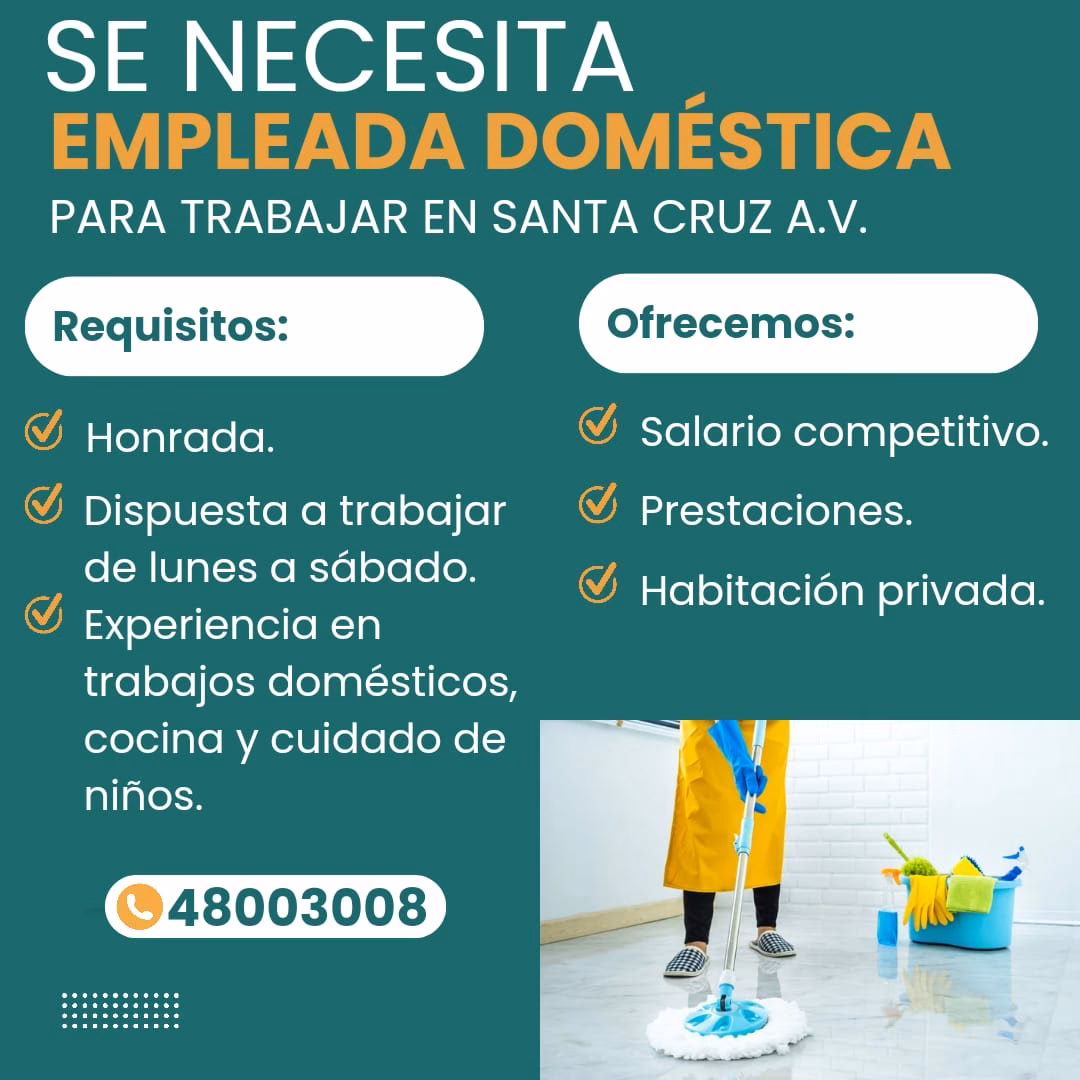 ¿Cuánto cobra una empleada doméstica que trabaja por hora?
