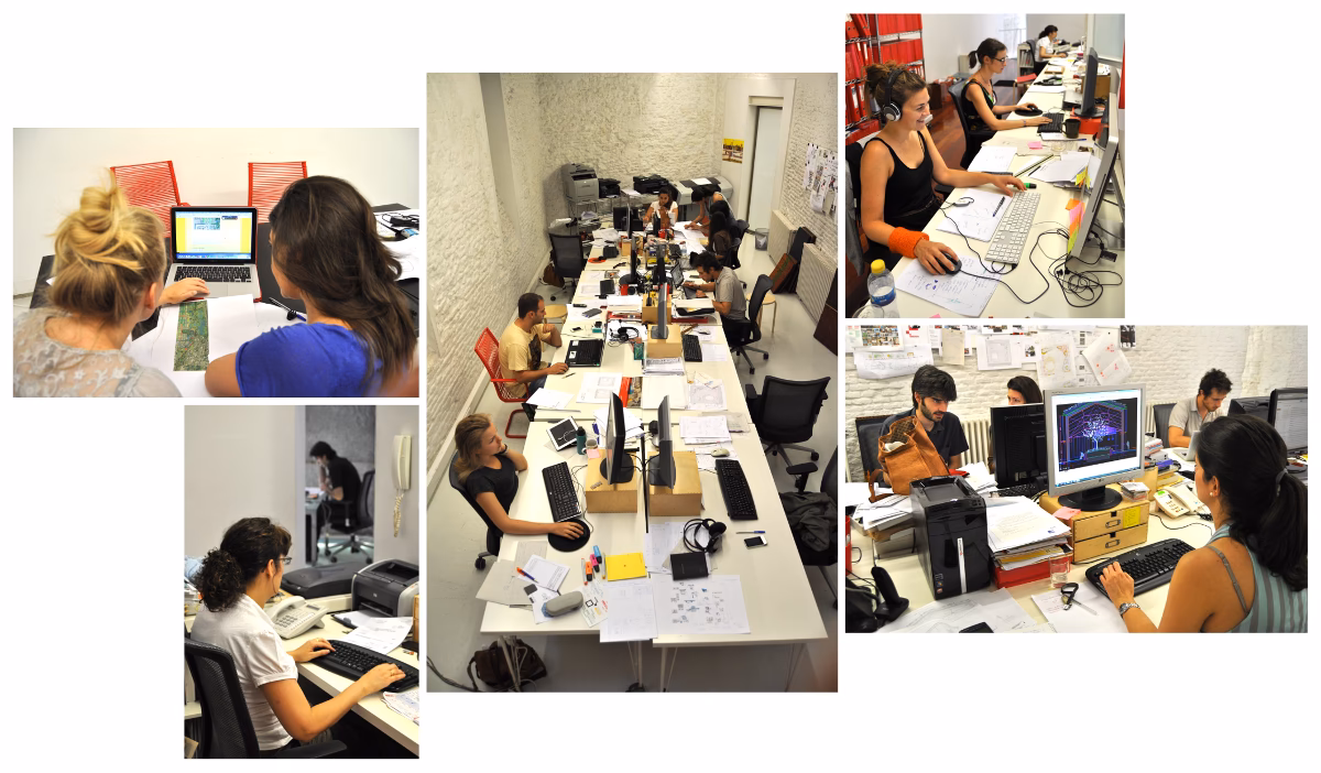 ¿Qué trabajos hay en la zona urbana?