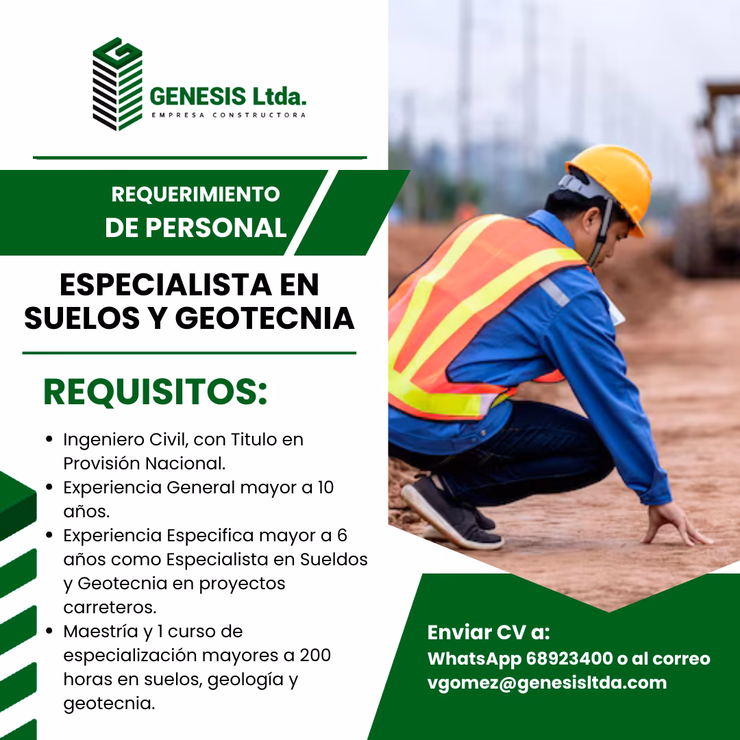 ¿Qué son los trabajos de geotecnia?