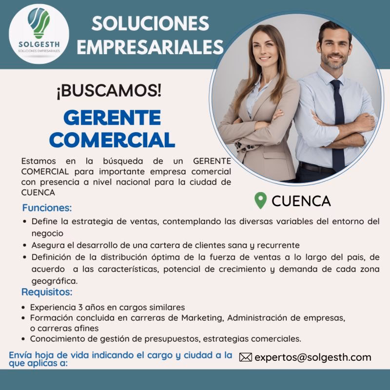 ¿Qué estudios debe tener un gerente de ventas?