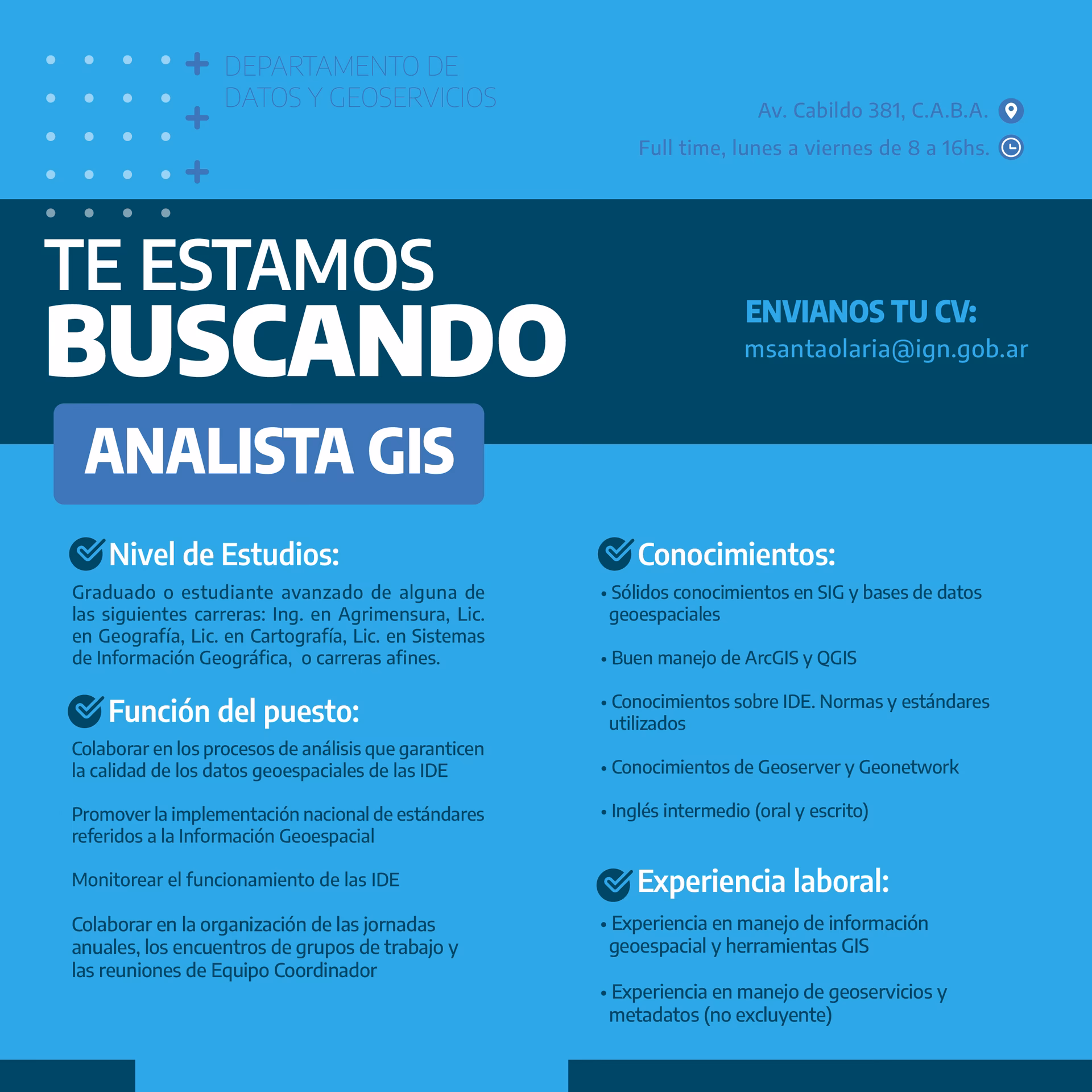 ¿Cuánto gana un analista GIS en Argentina?