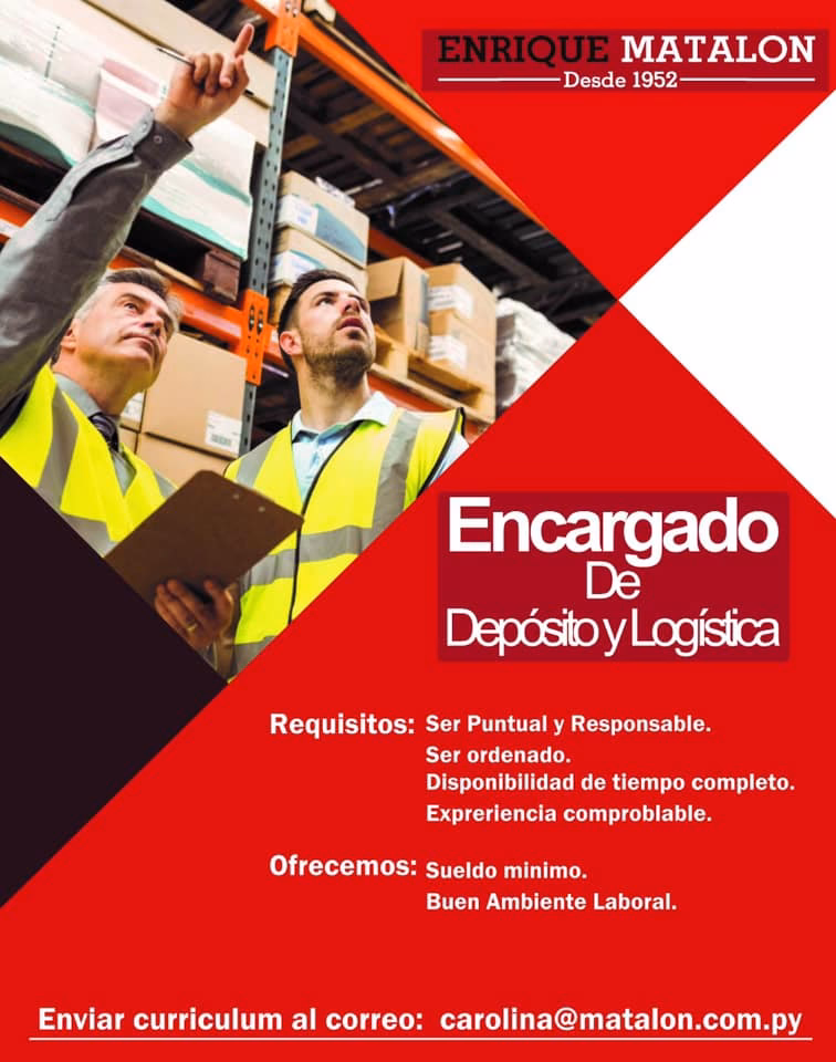 ¿Cuáles son las funciones de un gerente de depósito?