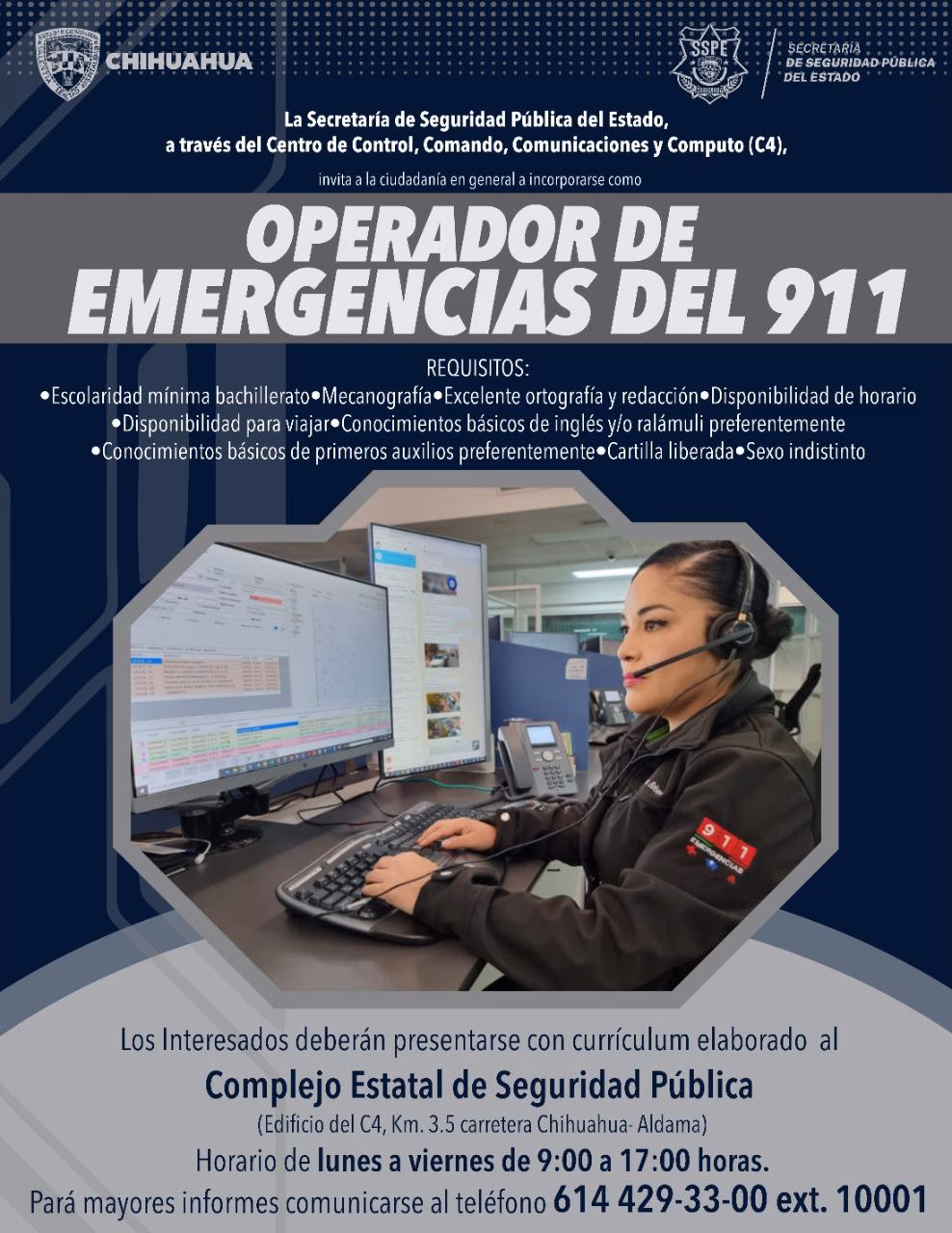 ¿Puedo ser un operador del 911 sin experiencia?