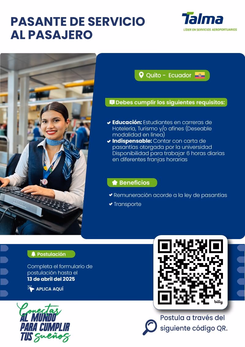 ¿Qué hacen los pasantes de turismo?