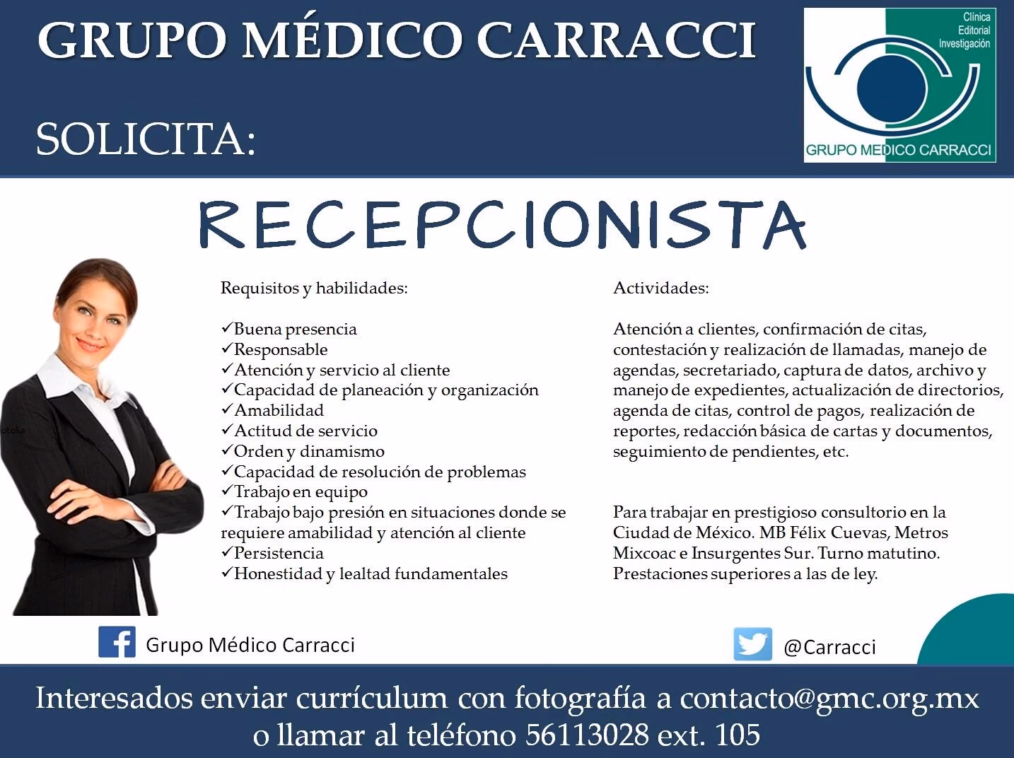 ¿Puedo conseguir un trabajo como recepcionista médica sin experiencia?