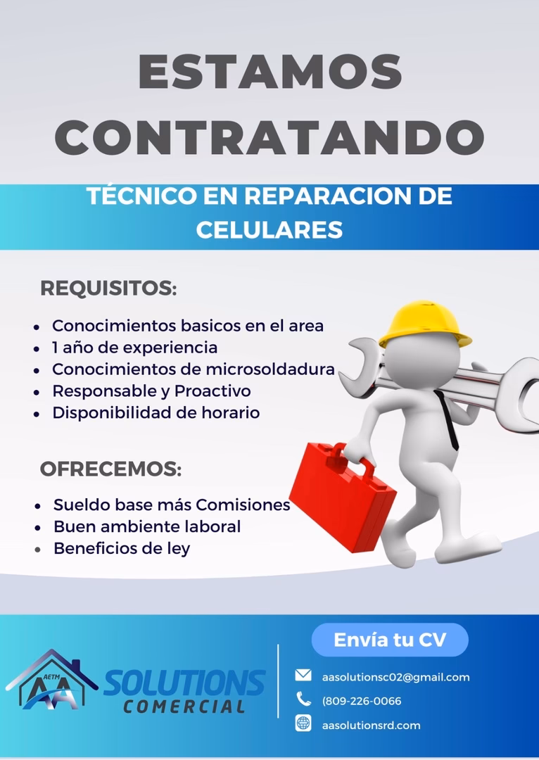 ¿Cómo se llama el trabajo de reparar teléfonos?