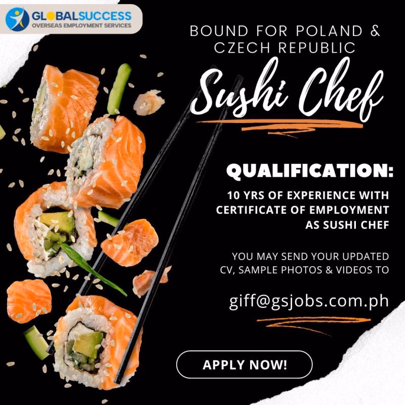 What does a sushi apprentice do?