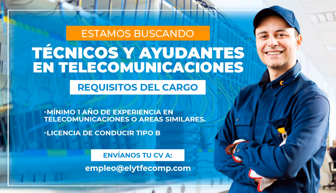 ¿Qué trabajos hay de telecomunicaciones?