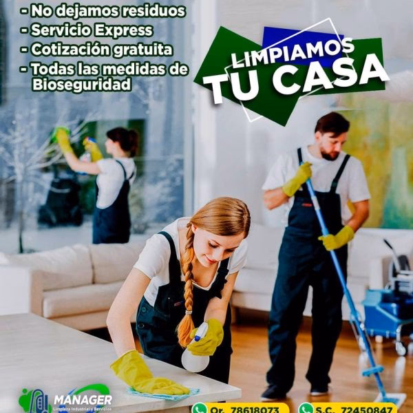 ¿Qué hace un manager de limpieza?