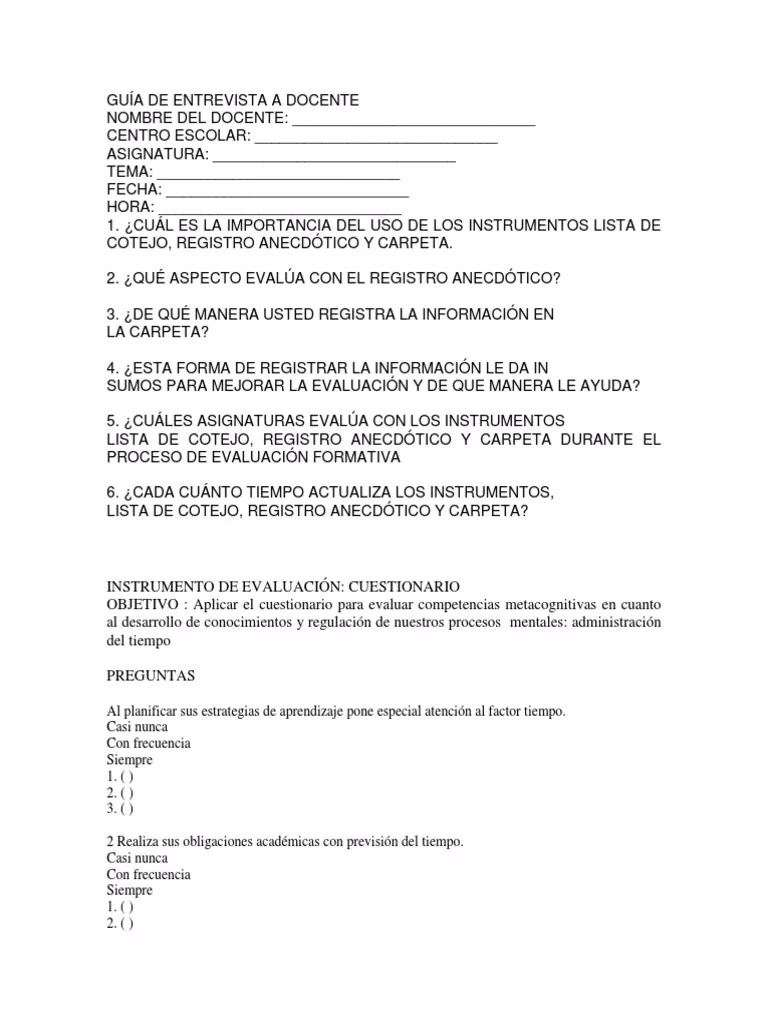 ¿Qué es la herramienta de entrevista?