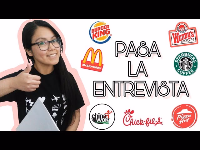¿Por qué quieres trabajar en Burger King? Pregunta de entrevista?