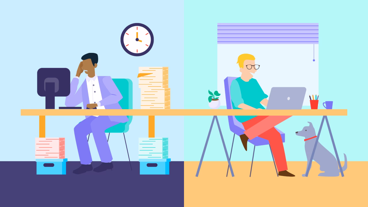 ¿Cómo ha evolucionado el lugar de trabajo a lo largo del tiempo?