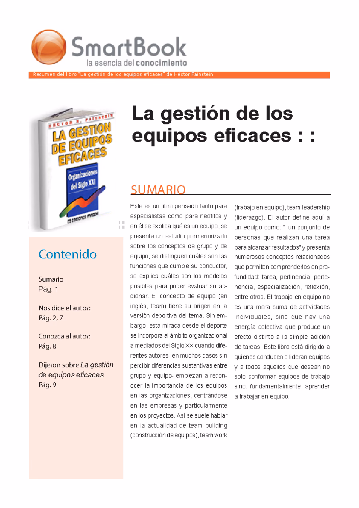 ¿Qué es el trabajo en equipo según los autores?