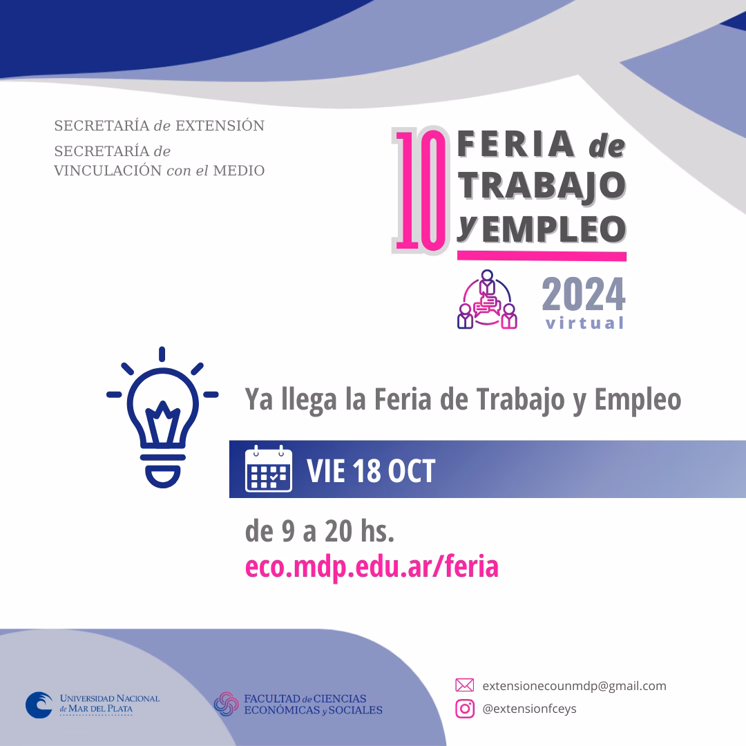 ¿Qué tareas se hacen en la feria del empleo?