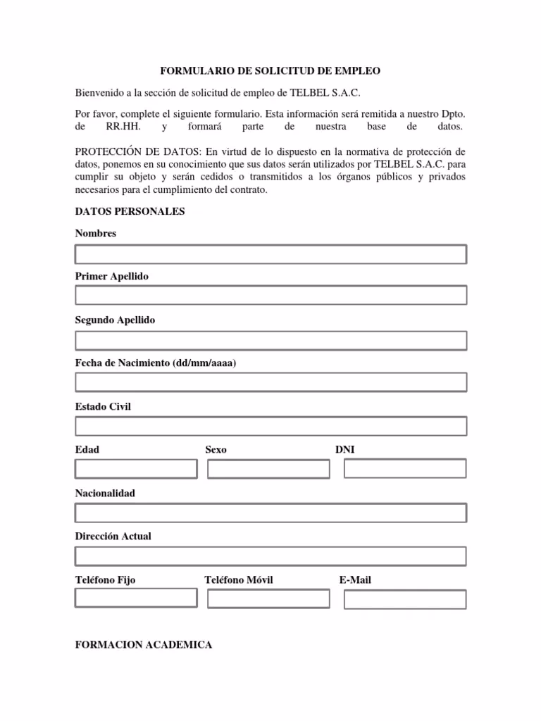 ¿Qué formulario llenar para trabajar en Estados Unidos?
