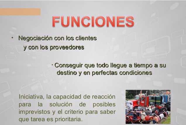 ¿Qué hacen los coordinadores logísticos?