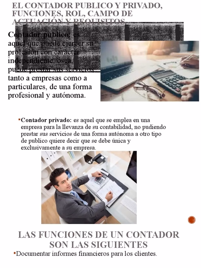 ¿Qué función tiene el contador privado?