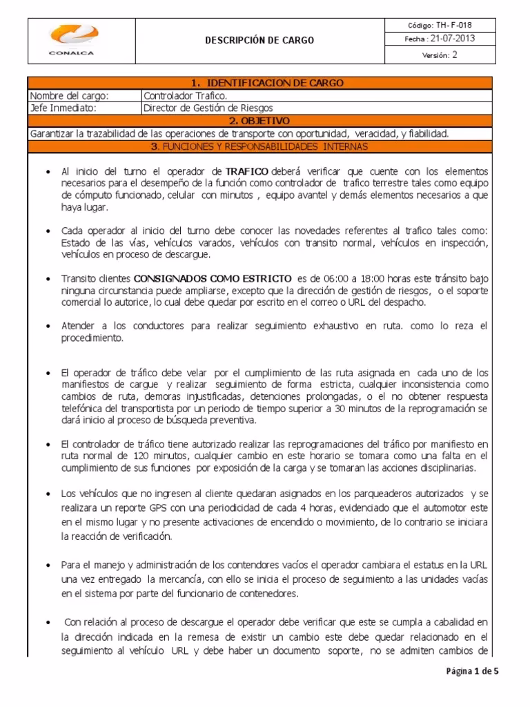 ¿Qué hace un control de tráfico?