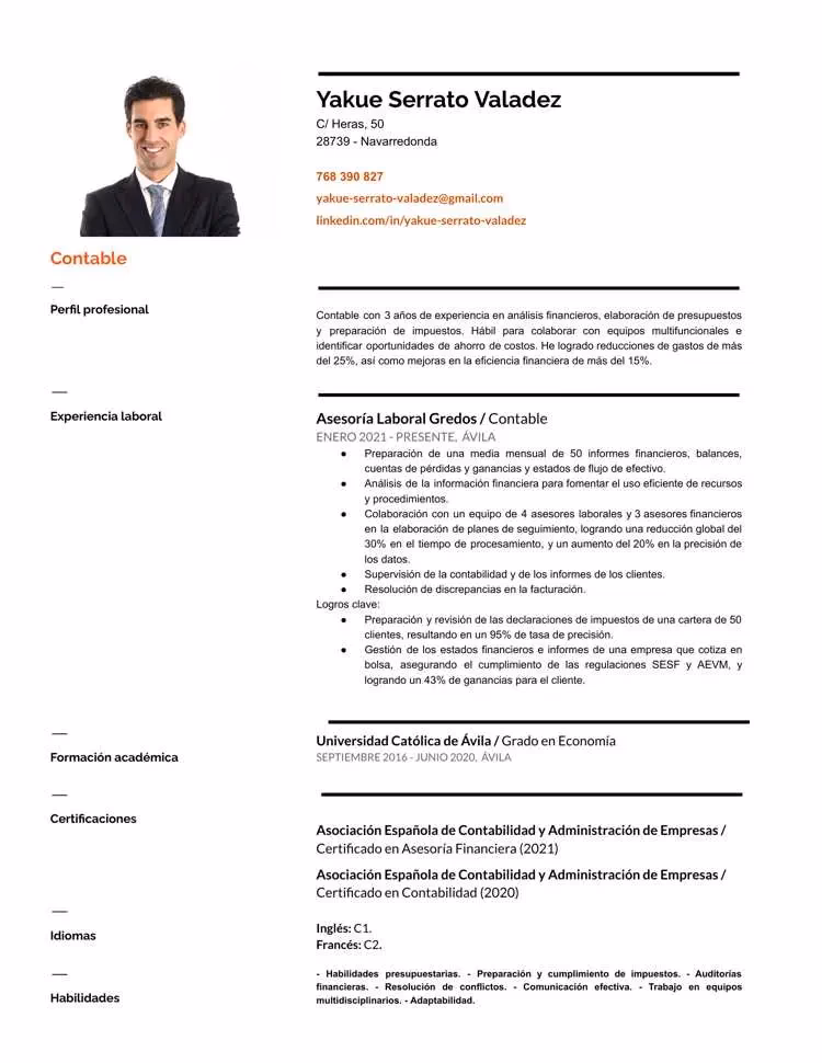 Does Google have a CV template?