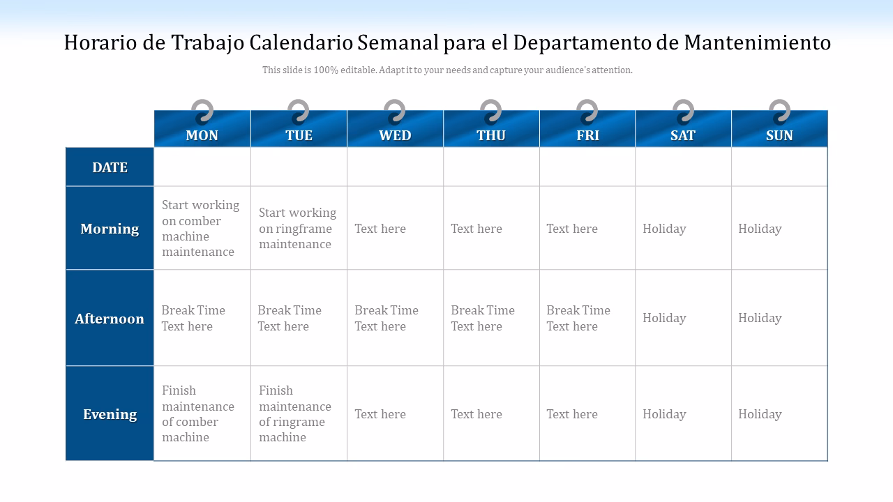 ¿Cómo son los horarios de trabajo?