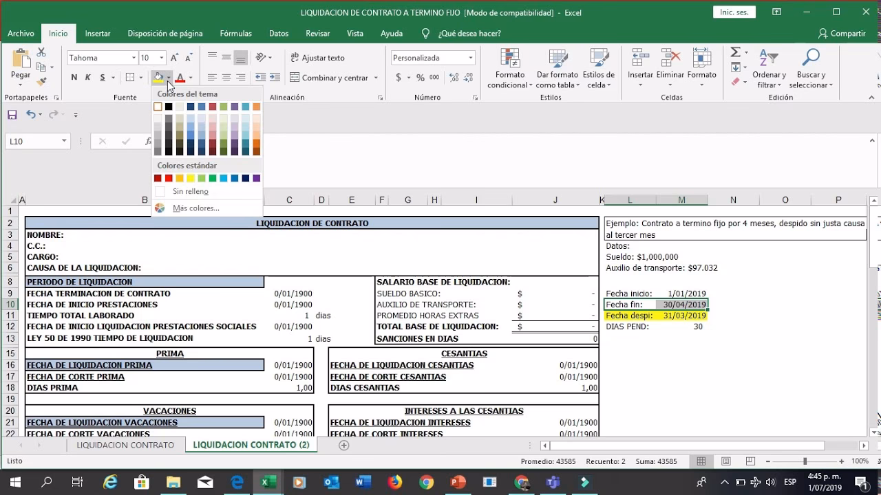 ¿Cómo es la indemnización de un contrato a término fijo?
