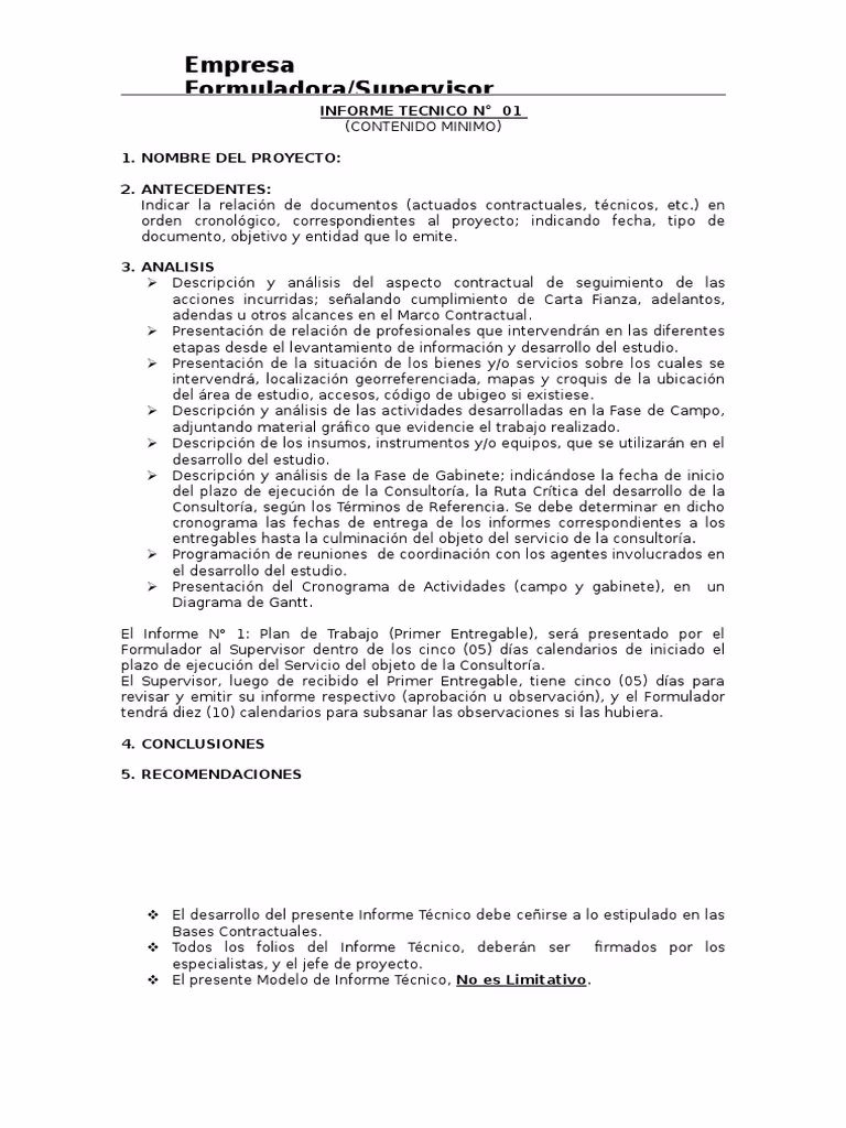 ¿Qué es un informe de plan de trabajo?