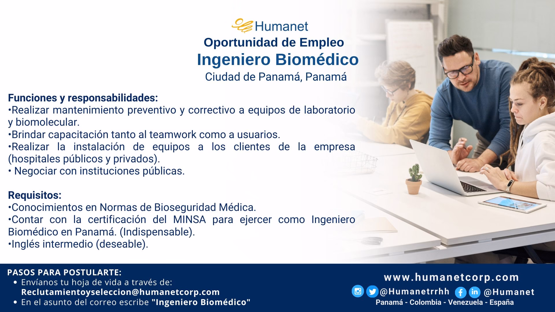 ¿Cuáles son los campos de trabajo para la Ingeniería Biomédica?