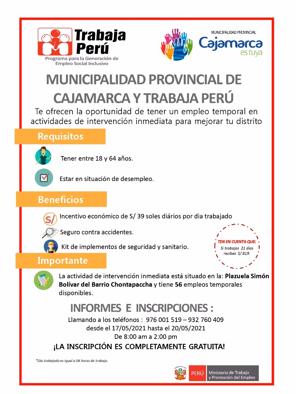 ¿Cómo me registro en empleos en Perú?
