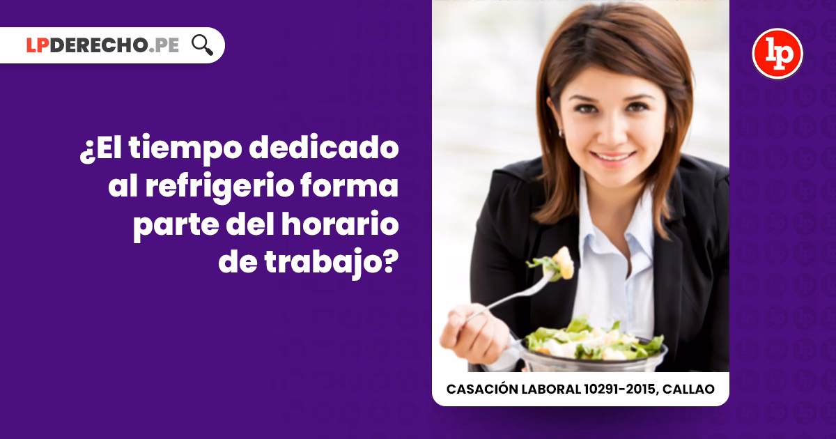 ¿Cuándo corresponde pagar el refrigerio?