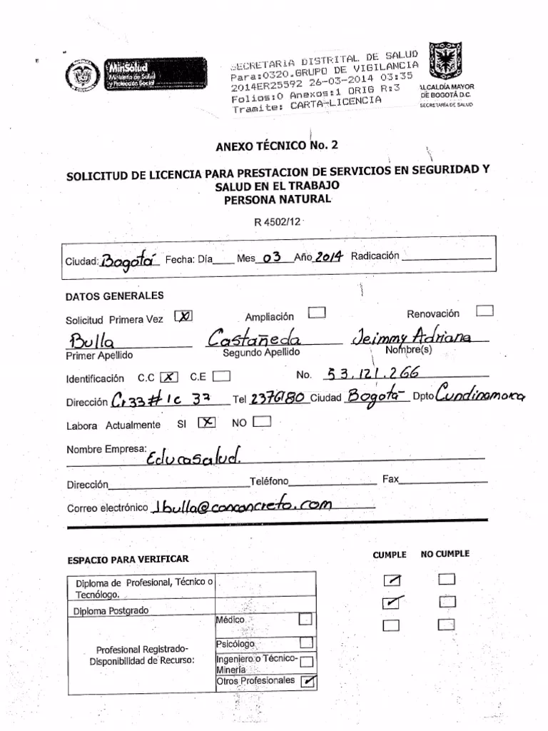 ¿Qué es una licencia de Seguridad y Salud en el Trabajo?