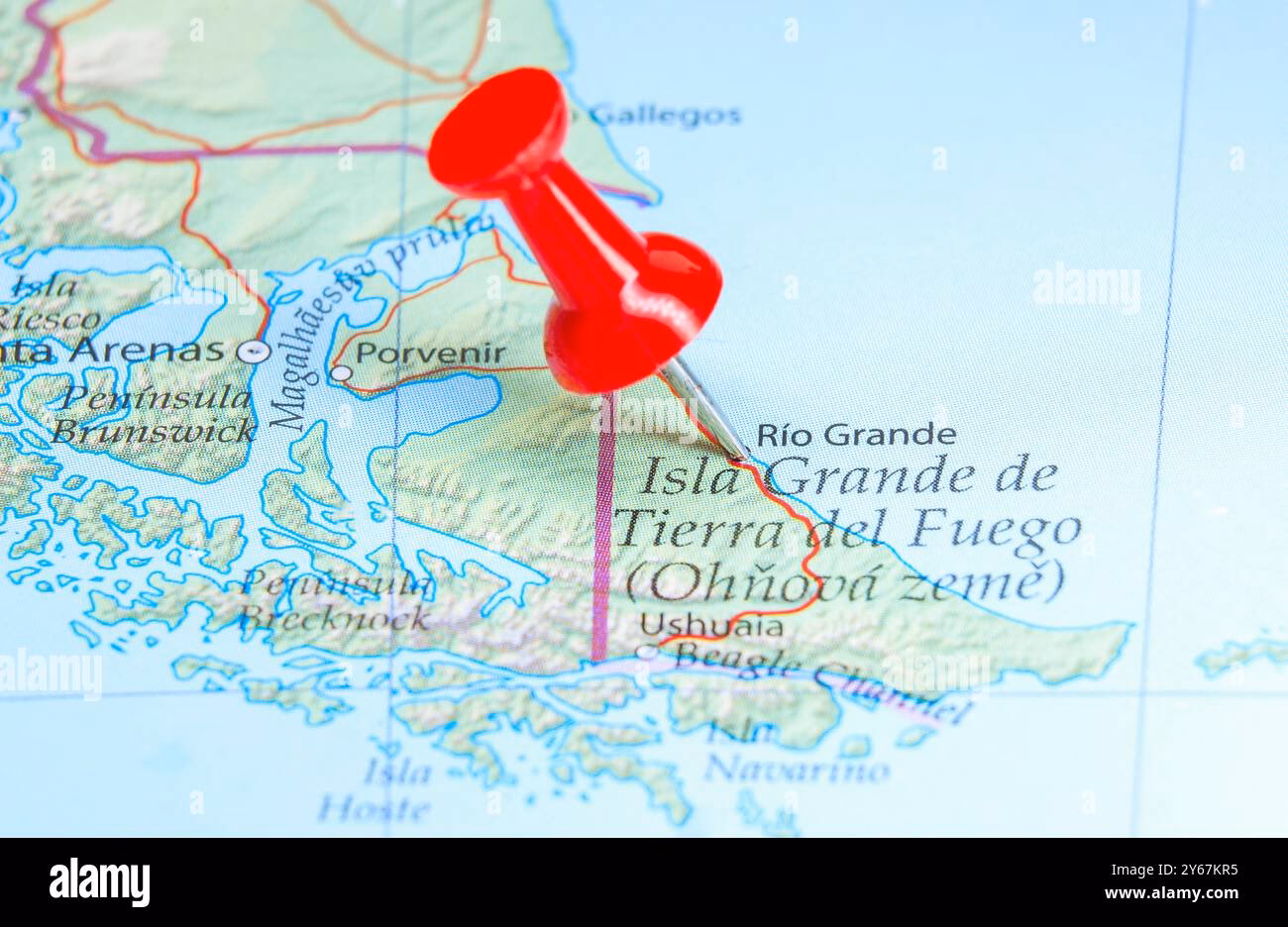¿Dónde nace el río Grande de Tierra del Fuego?