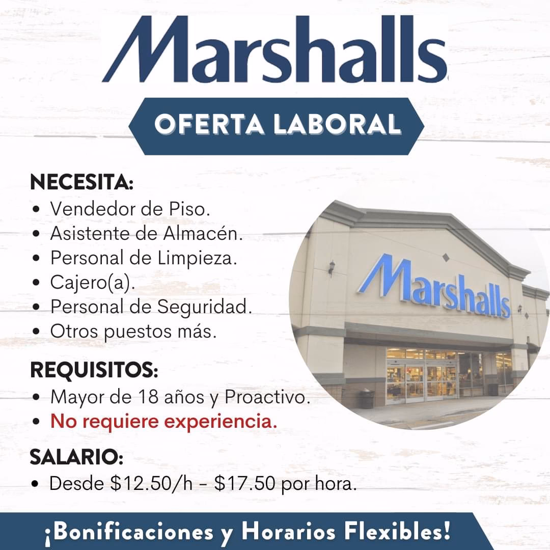 What are the hours for Marshalls shift?
